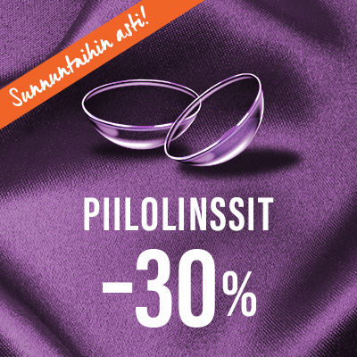 Piilolinssit -30 %