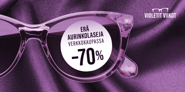 Erä aurinkolaseja -70 %