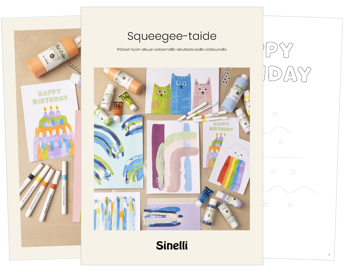 Squeegee Art activity booklet