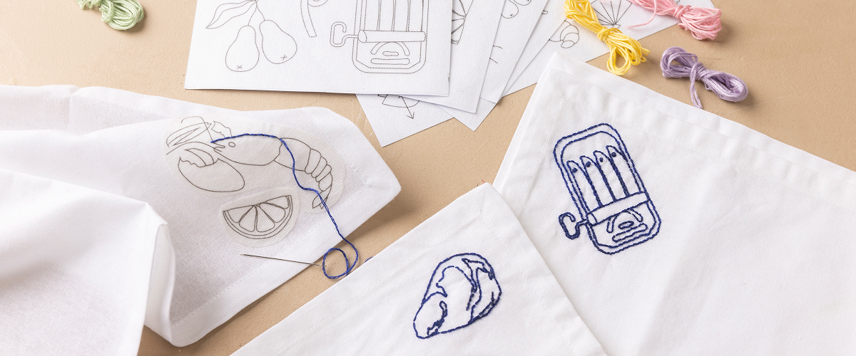 Trendy with needle and thread