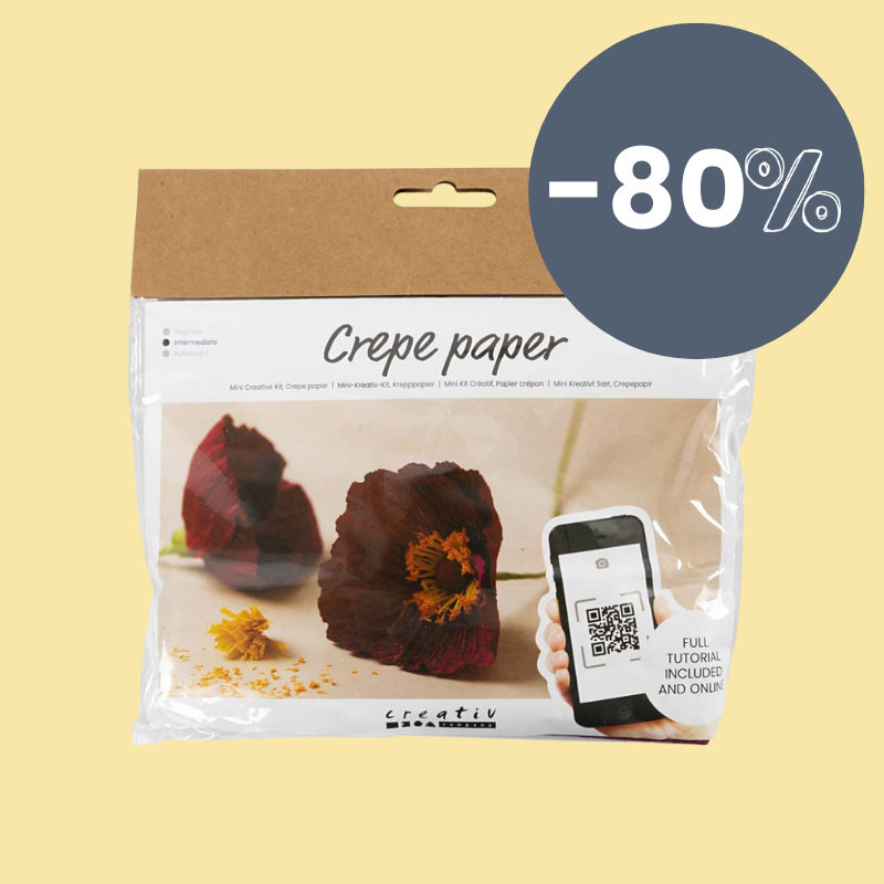 Askartelusetti Mini Kreppipaperi