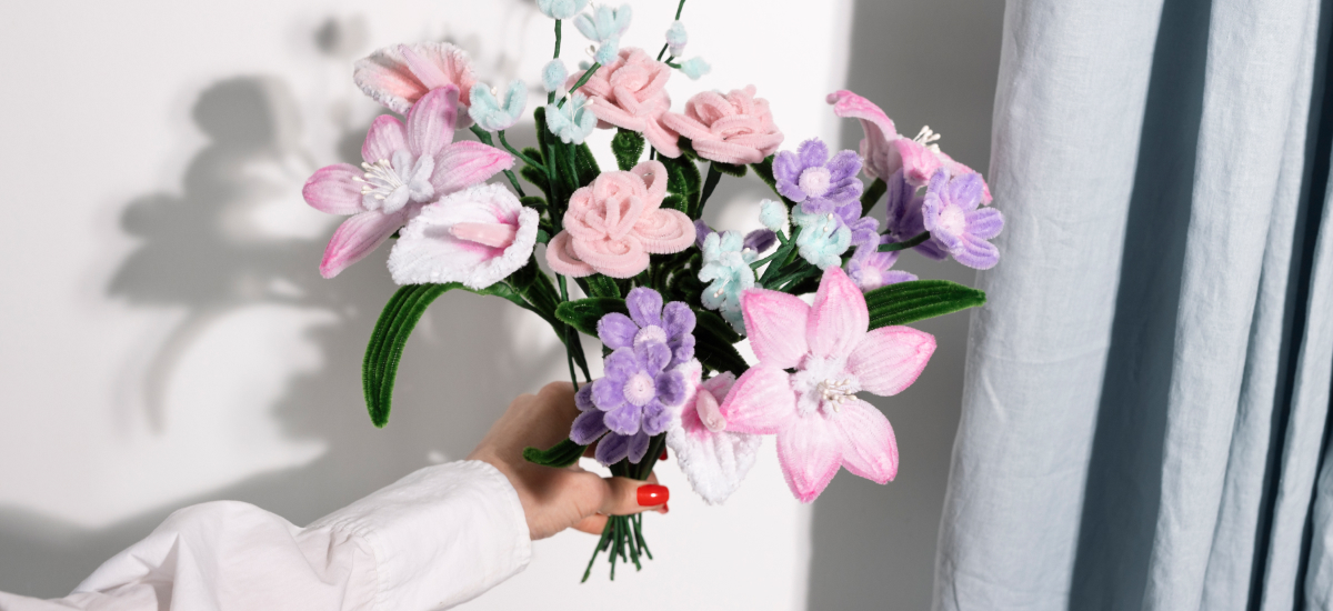 Craft Kit Pipe Cleaner Flowers
