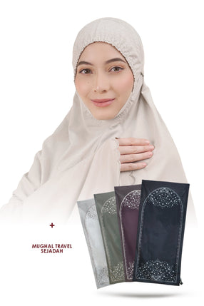 [Travel Bundles] Flair Saliha/Signature Shippou Midi/Flair Maria Mini + Mughal Travel Sejadah