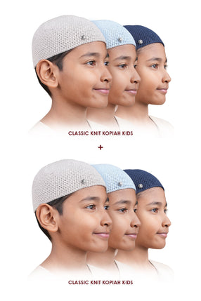 [Cilik Special Deals] Classic Knit Kopiah Kids + Classic Knit Kopiah Kids