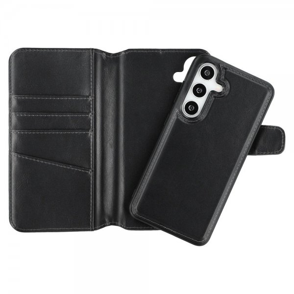 Image of Nordic Covers Samsung Galaxy S24/Galaxy S25 Fodral MagLeather Raven Black