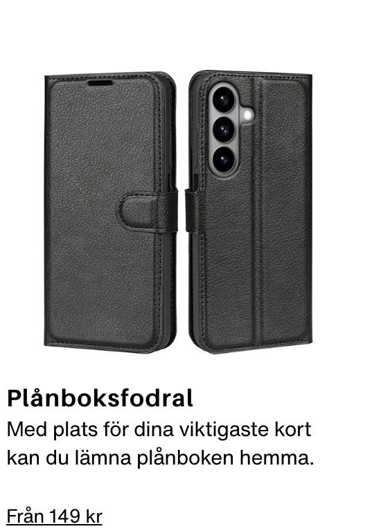 an image of a black leather case with a card slot and a camera