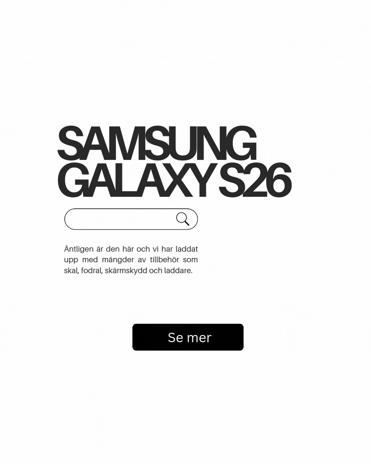 an image of a samsung galaxy s6 phone with a black and white advertisement