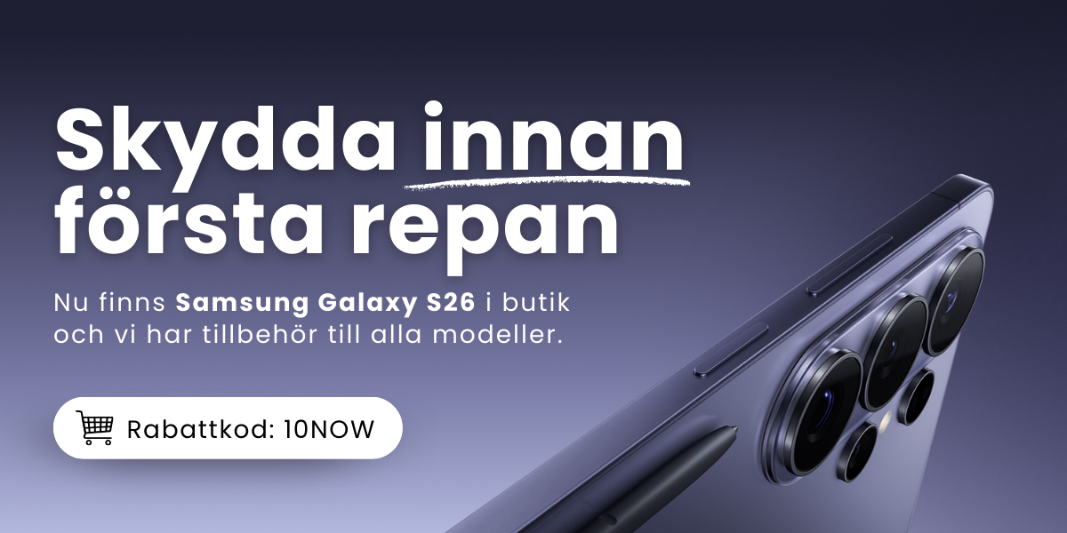 an image of a samsung galaxy s6 phone with a black and white advertisement