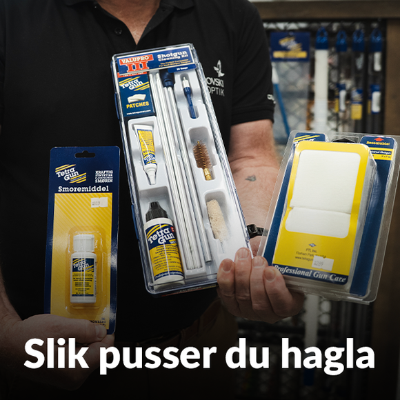 Slik pusser du hagla