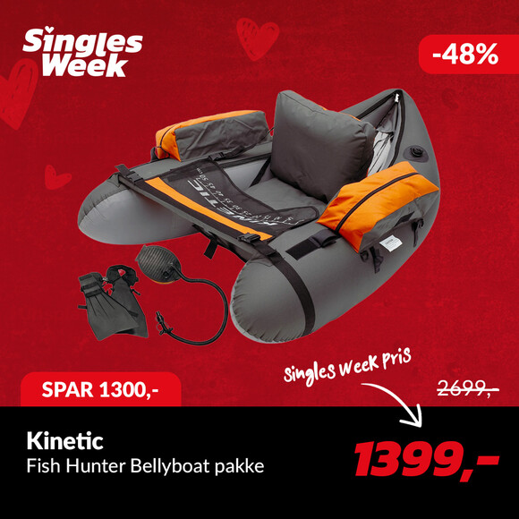 Kinetic Kinetic Fish Hunter Bellyboat Pakke