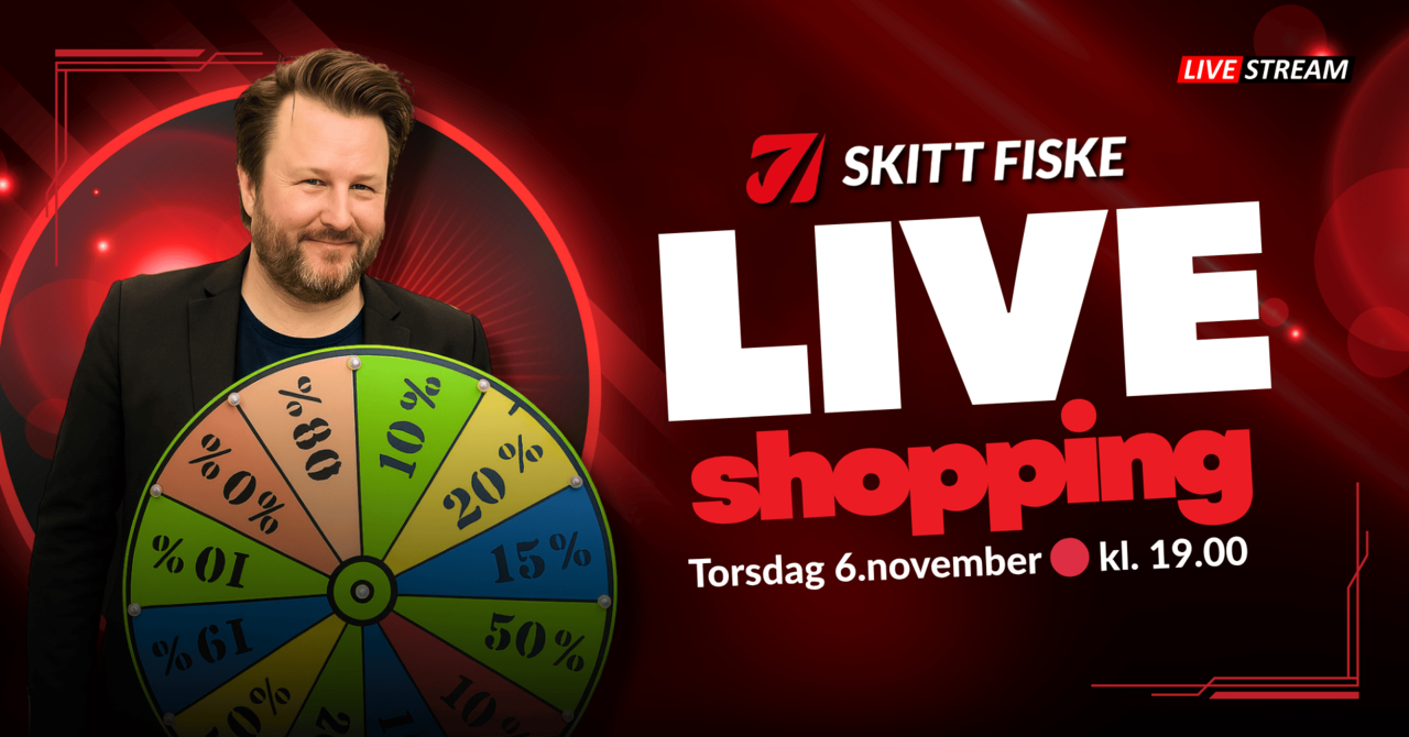 Live shopping i kveld!