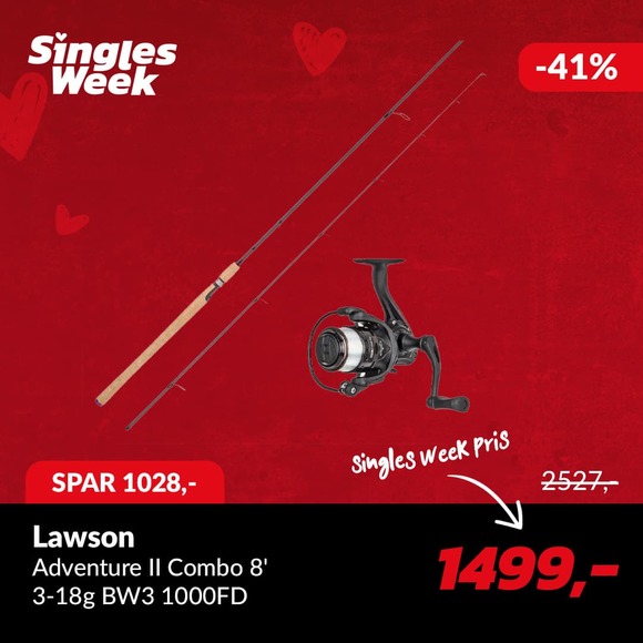 Lawson Adventure II Combo 8' 3-18g BW3 1000FD