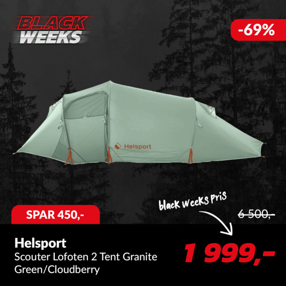Helsport Scouter Lofoten 2 Tent Granite Green/Cloudberry