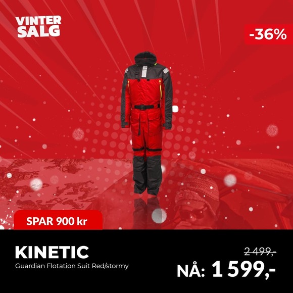 Kinetic Guardian Flotation Suit Red/stormy