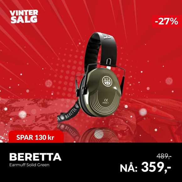 Beretta Beretta Earmuff Solid Green