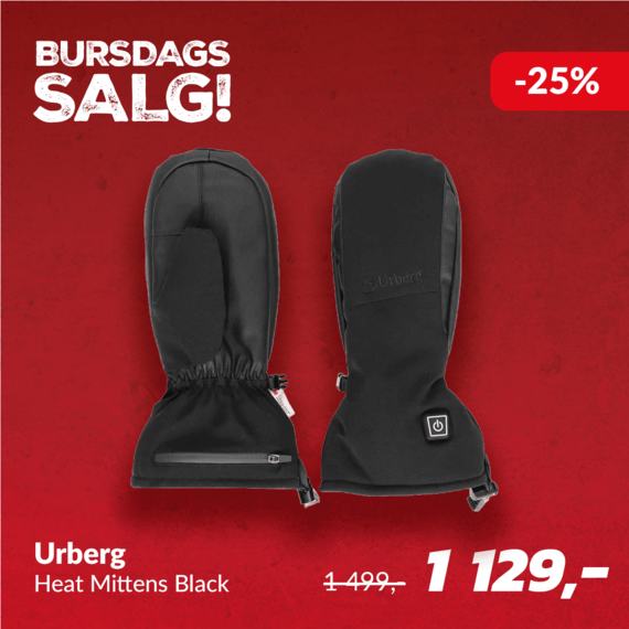 Urberg Heat Mittens Black