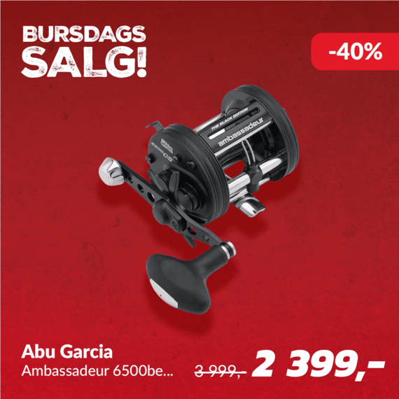 Ambassadeur 6500be Pro Rocket Black Edition - Høyresveiv