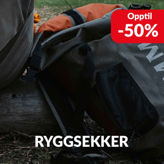 Ryggsekker opptil -50%
