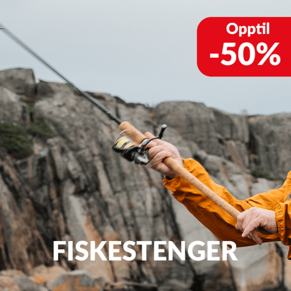 Fiskestenger opptil -50%