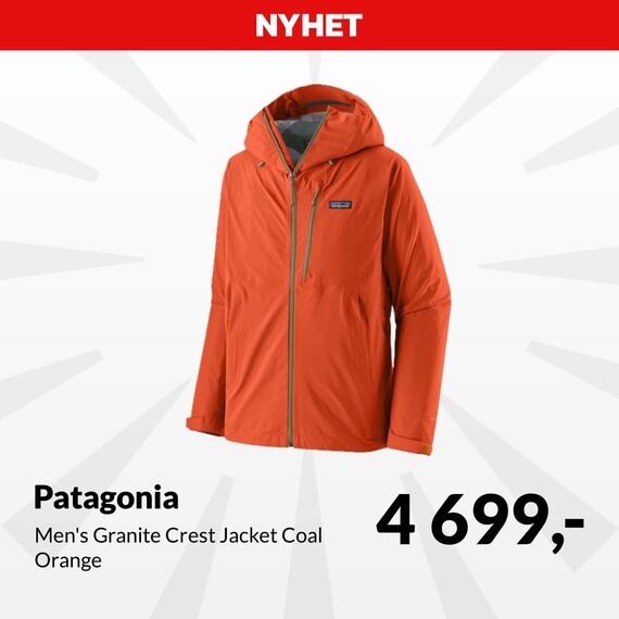 Patagonia Men's Granite Crest Jacket Coal Orange