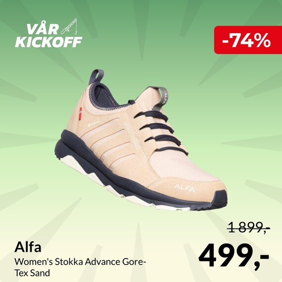 Alfa Women's Stokka Advance Gore-Tex Sand