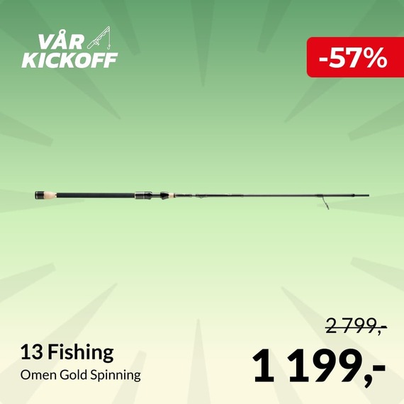 13 Fishing Omen Gold Spinning