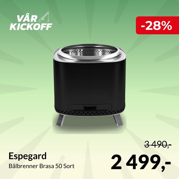 Espegard Bålbrenner Brasa 50 Sort