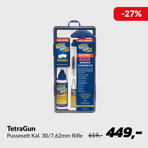 TetraGun Pussesett Kal. 30/7,62mm Rifle