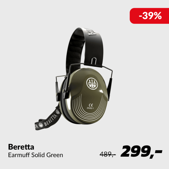 Beretta Beretta Earmuff Solid Green