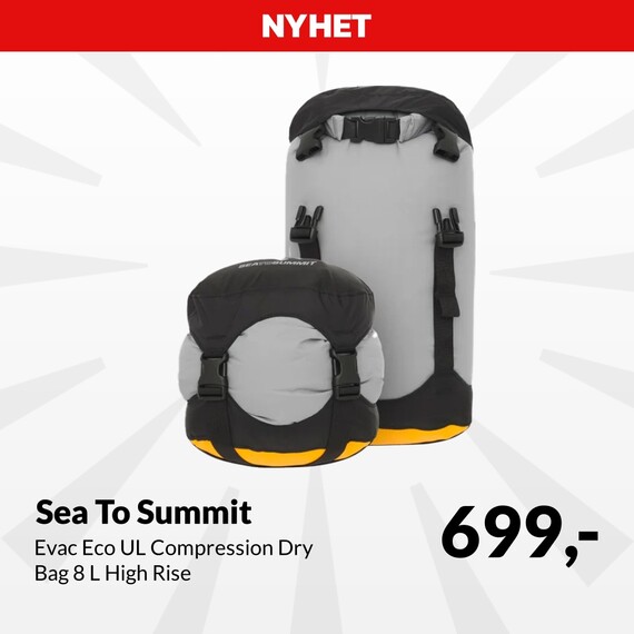 Sea To Summit Evac Eco UL Compression Dry Bag 8 L High Rise