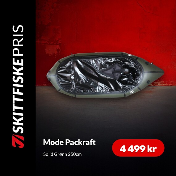 Mode Packraft Solid Grønn 250cm