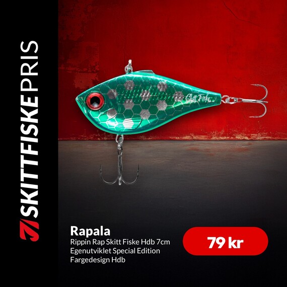 Rapala Rapala Rippin Rap Skitt Fiske Hdb 7cm Egenutviklet Special Edition Fargedesign Hdb