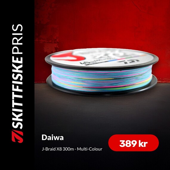Daiwa Daiwa J-Braid X8 300m - Multi-Colour