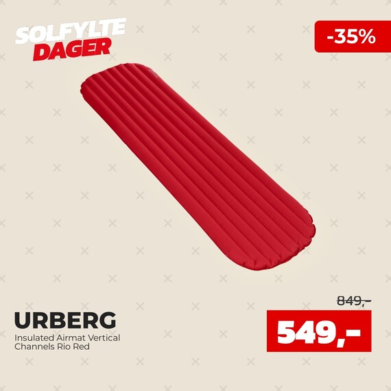 Urberg Insulated Airmat Vertical Channels Rio Red