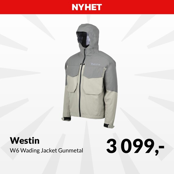 Westin W6 Wading Jacket Gunmetal