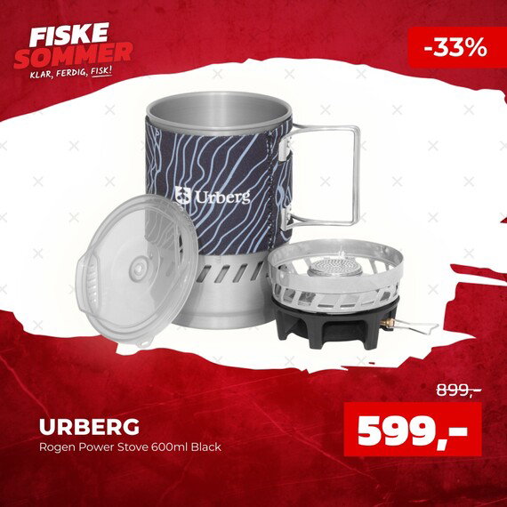 Urberg Rogen Power Stove 600ml Black