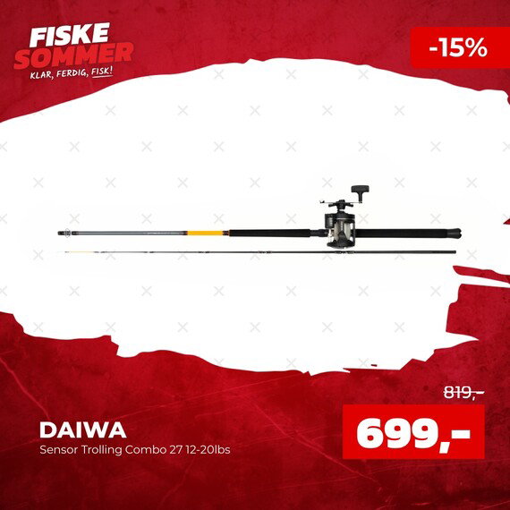 Daiwa Sensor Trolling Combo