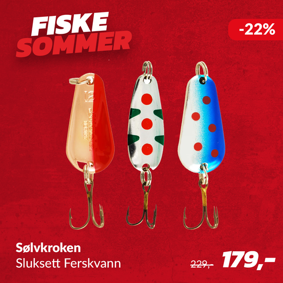 Sølvkroken Sluksett Ferskvann