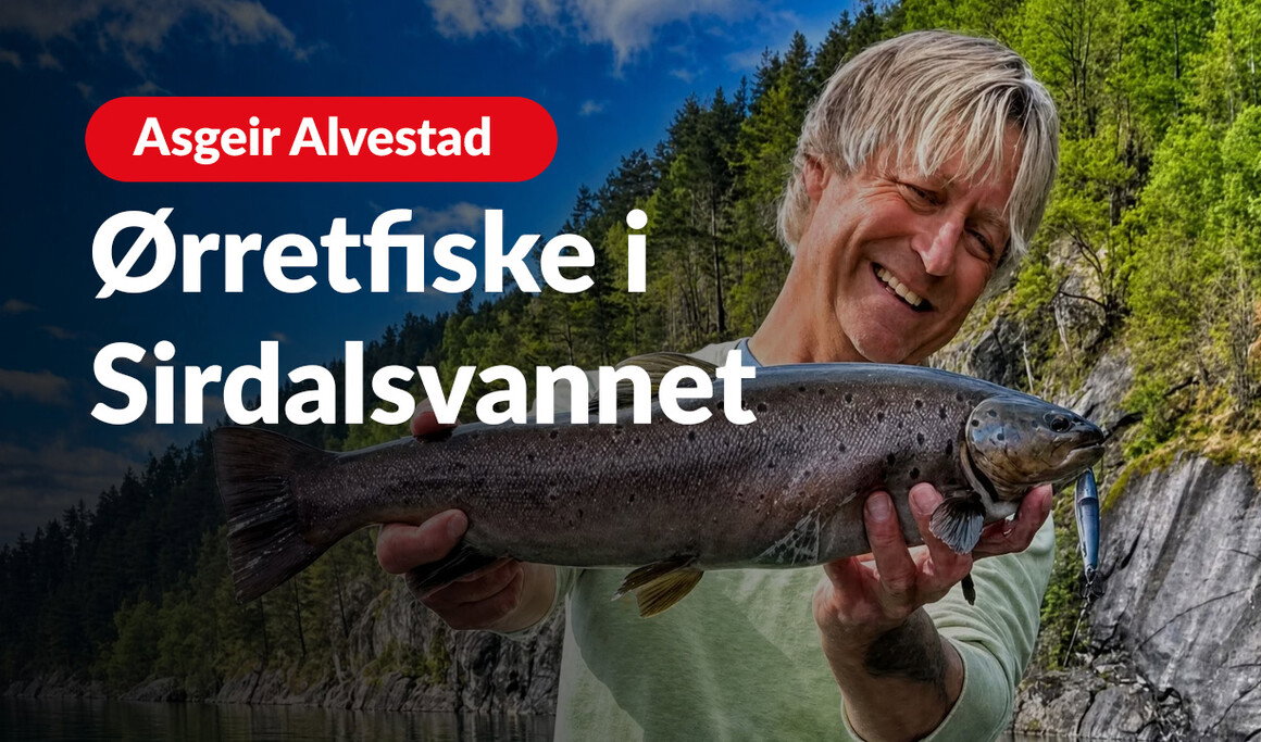 Ørretfiske i Sirdalsvannet