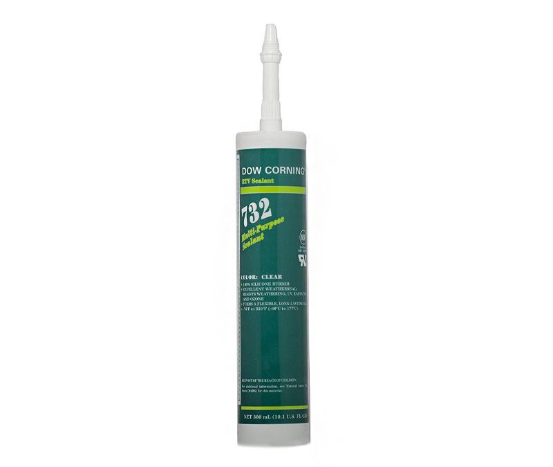 Image of DOWSIL™ 732 Clear Multi-Purpose Silicone Sealant - 300 mL (10.1 oz) Cartridge