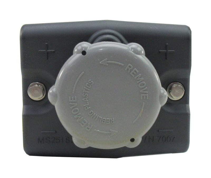 Image of Military Standard MS25182-2 Black Battery Connector