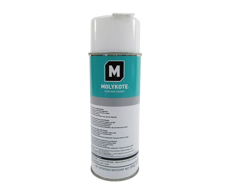 Image of DUPONT™ MOLYKOTE® D-321-R Black Dry Film Lubricant - 9.3 oz Aerosol Can