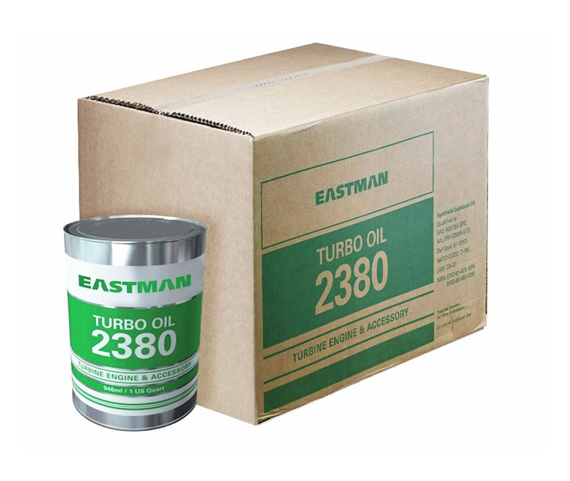 Image of Eastman™ Turbo Oil 2380 MIL-PRF-23699 Spec Aircraft Turbine Engine Lubricating Oil - 24 Quart/Case