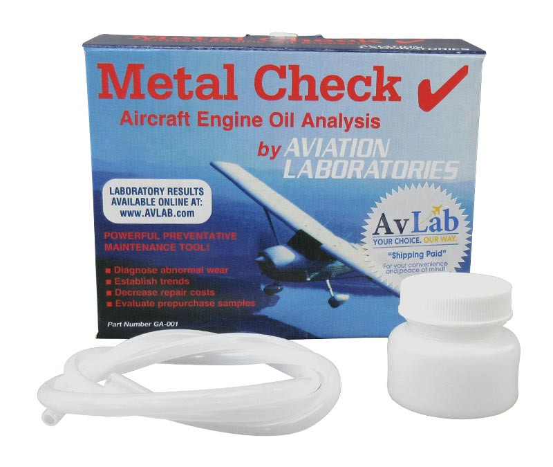 Image of AvLab GA-001-SP (Postage Paid) Metal Check Oil Analysis Test Kit