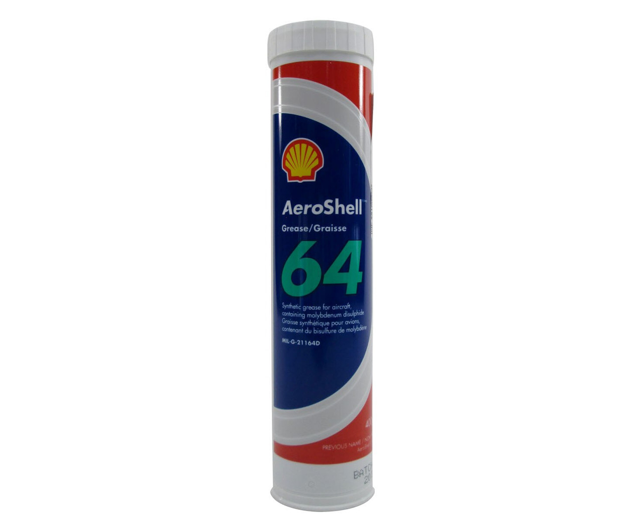 Image of AeroShell™ Grease 64 Extreme Pressure Synthetic Molybdenum Disulphide Aircraft Grease - 14.1 oz Cartridge