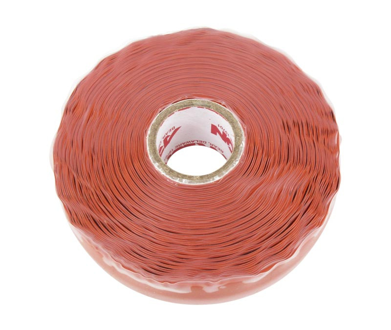 Image of Military Specification A-A-59163-1-I Red Self-Fusing Silicone Tape - 1.00" Wide x .020" Thick x 36' Long Roll
