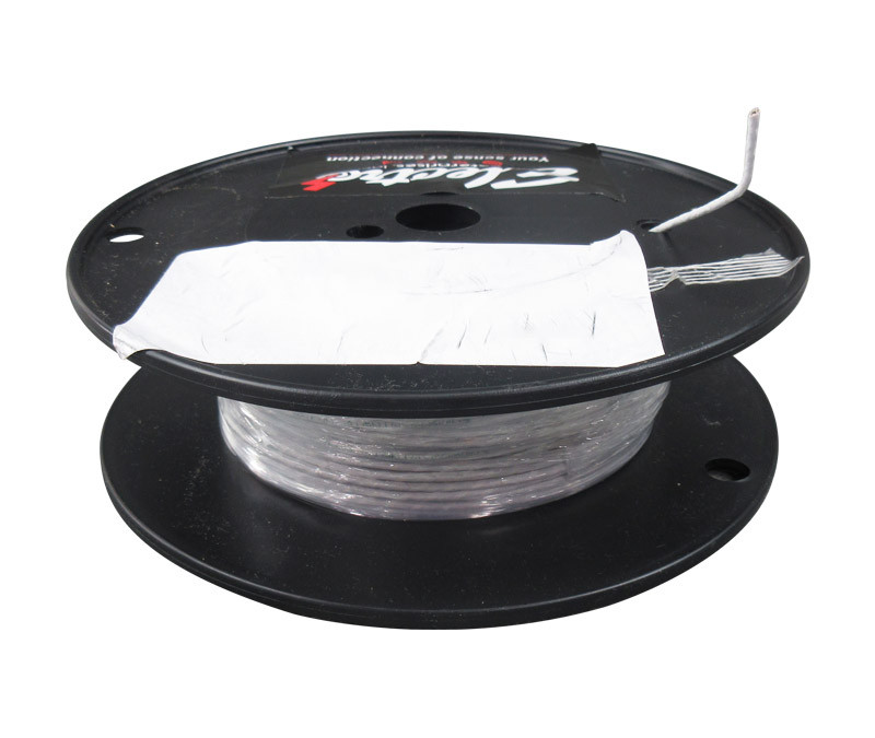 Image of Military Specification M25038/3-20-9 White 20 AWG High-Temperature Abrasion Resistant Wire