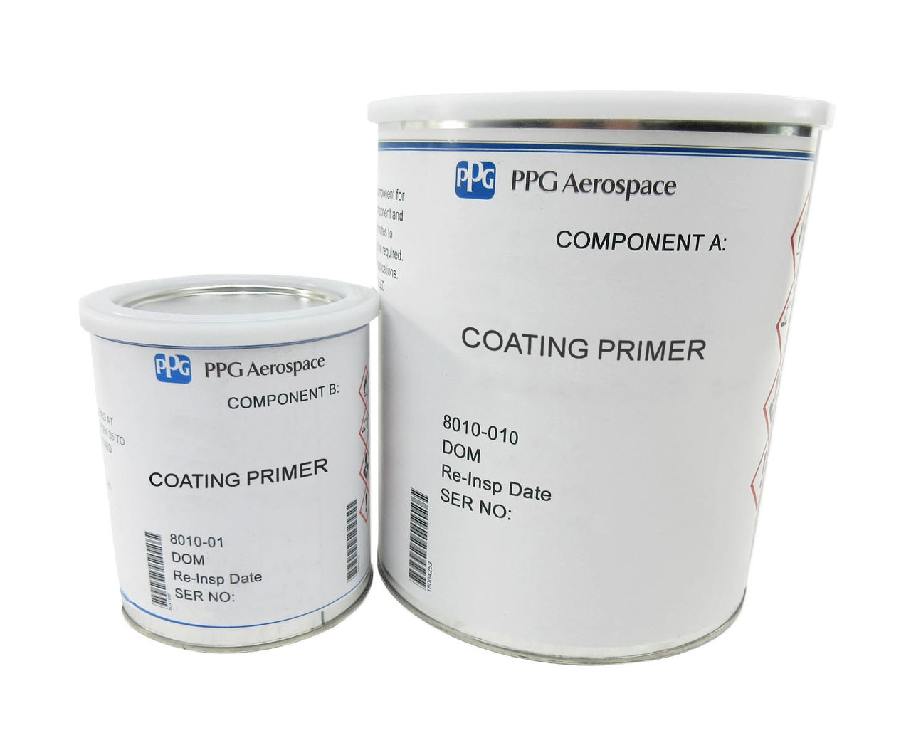 Image of PPG® Aerospace Coatings Deft® 03-GY-297 FS#36622 Flat Gray MIL-PRF-85285E Type I, Class H Spec Topcoat - 2 Gallon Kit - 17/Pack