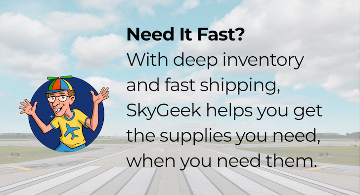 SkyGeek has fast shipping