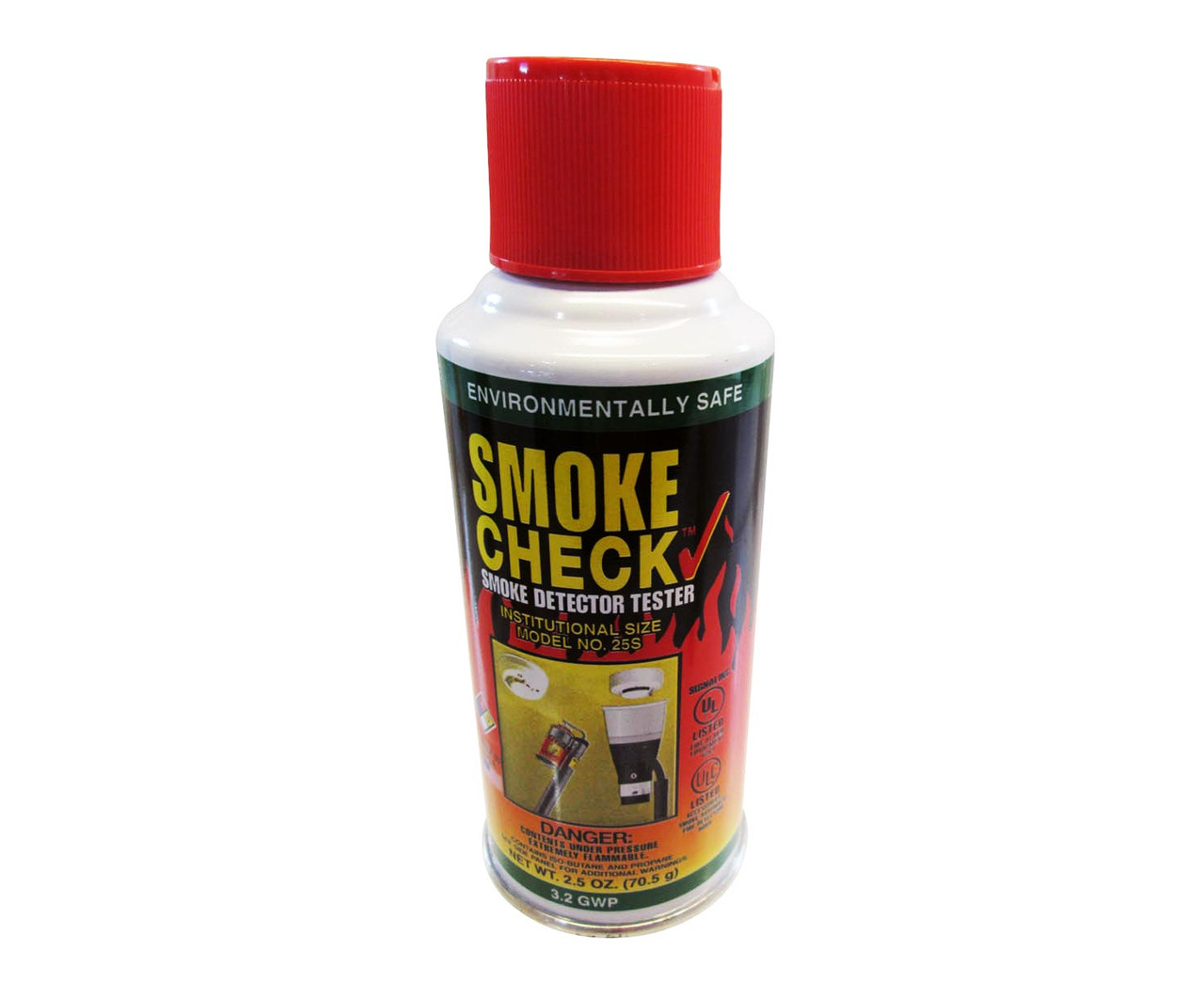 Image of SmokeCheck® HO-25S NFPA 72 Compliant Smoke Detector Tester - 70.5 Gram (2.5 oz) Aerosol Can